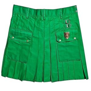 Damn Near Kilt'Em. The Green Horn Men's Utility Kilt. Size: XS.